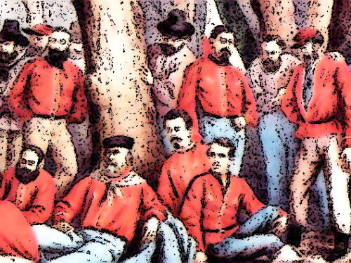 Novembre 1867: concentrazione di garibaldini a Orvieto, Giove e Attigliano