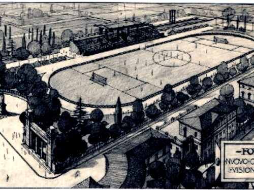 1929,inaugurazioni del Regime: Veterinaria a Perugia e il campo sportivo di Foligno